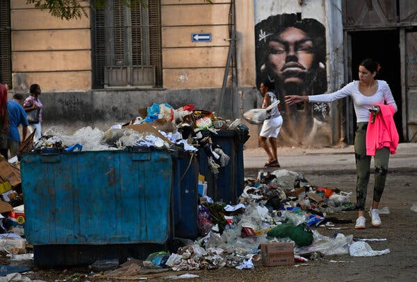 Garbage Crisis in Havana Amid Fuel Shortage