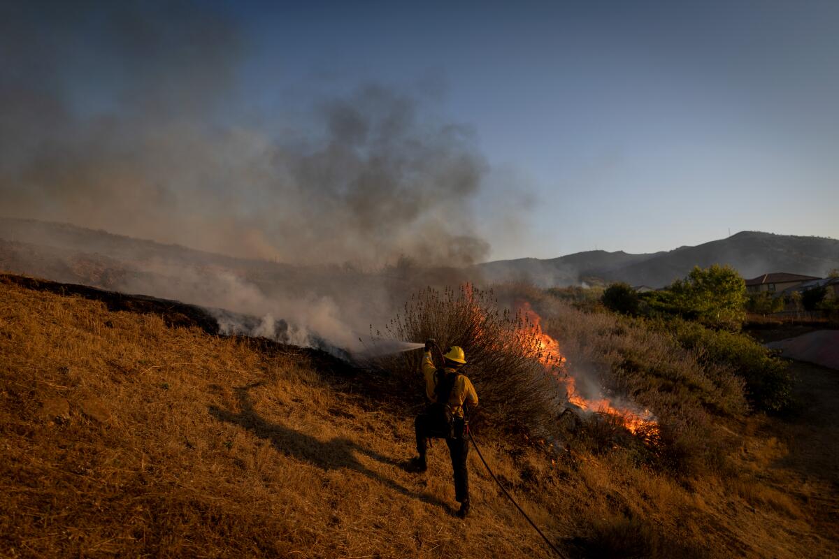 Simi Valley Wildfire Update and Efforts to Contain the Blaze