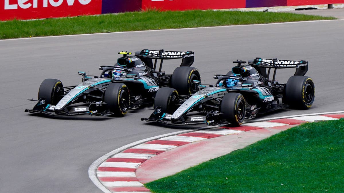 Mercedes Teammates Clash at Sprint Race in Canada, Sparking a Title Rivalry