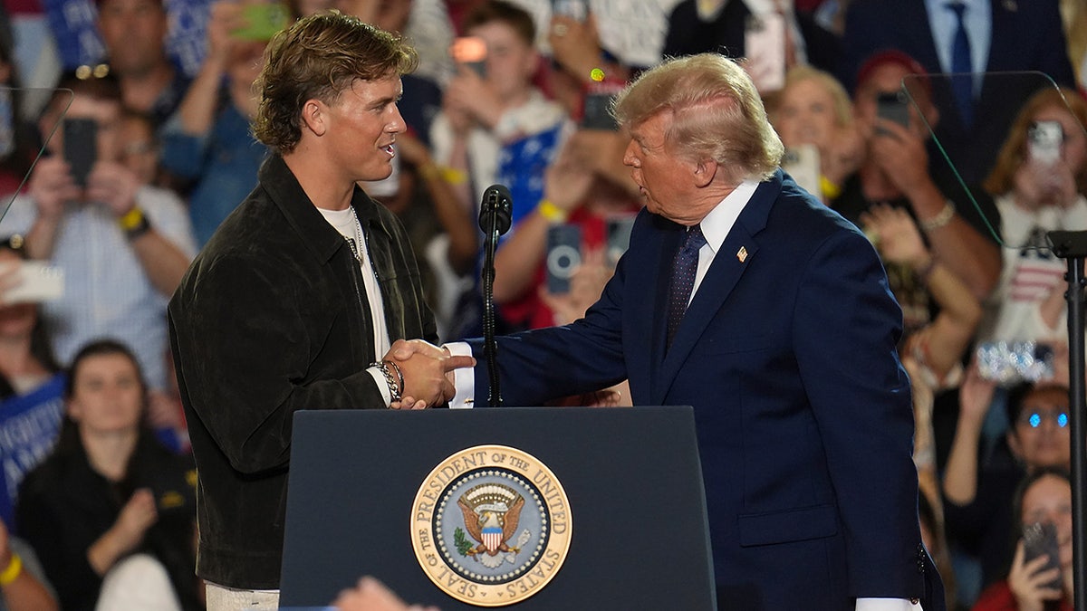 NFL Quarterback Jaxson Dart Introduces Trump at New York Rally, Sparks Controversy