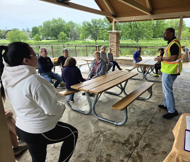 Community Volunteers Engage in Clean-Up Effort at Montgomery Dam and Waubonsie Lake Park