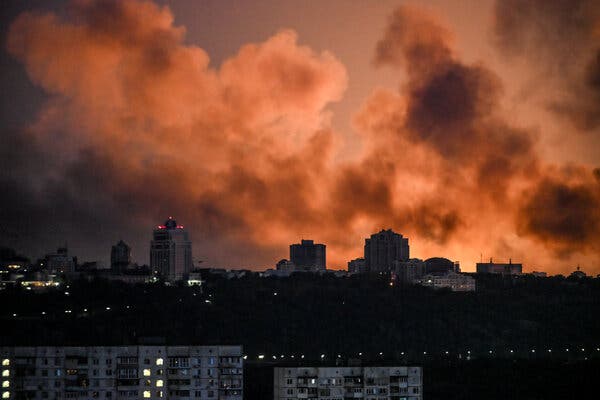 Russia Targets Kyiv with Intense Missile and Drone Assault