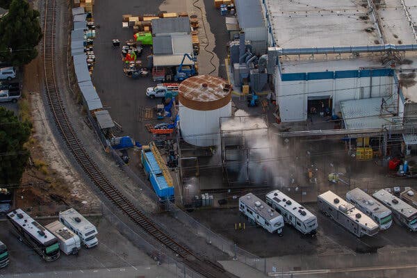 Firefighters Battle Against Explosion Risk at Chemical Tank in Southern California