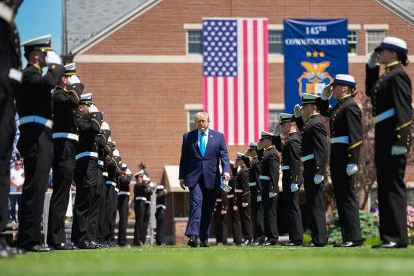 Trump’s Second Coast Guard Academy Address Stirs Mixed Reactions