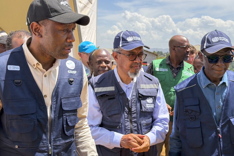 WHO Head Visits Ebola Outbreak Zone in Eastern DR Congo