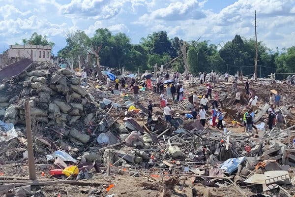 Deadly Explosion Rocks Rebel-Held Village in Myanmar