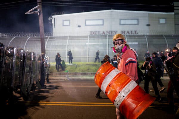 Clashes and Protests at Delaney Hall Detention Center