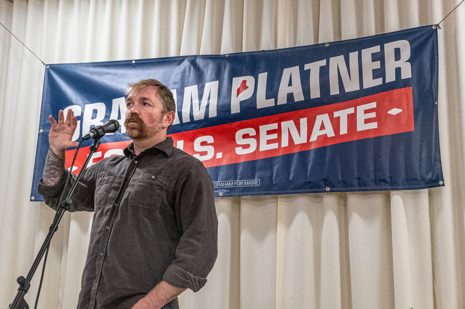 Democratic Candidate Graham Platner Leads in Maine Senate Race Amid Allegations