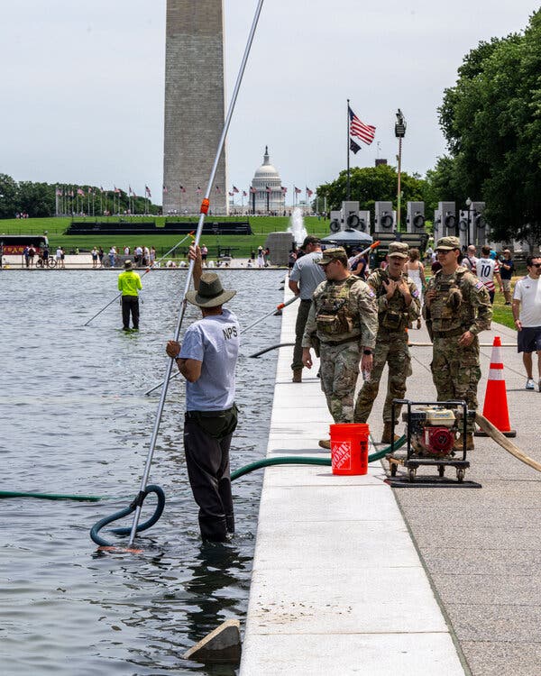 Challenges in Reflecting Pool Renovation at Lincoln Memorial