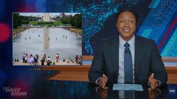 Late Night Roundup: Josh Johnson’s Take on the Reflecting Pool