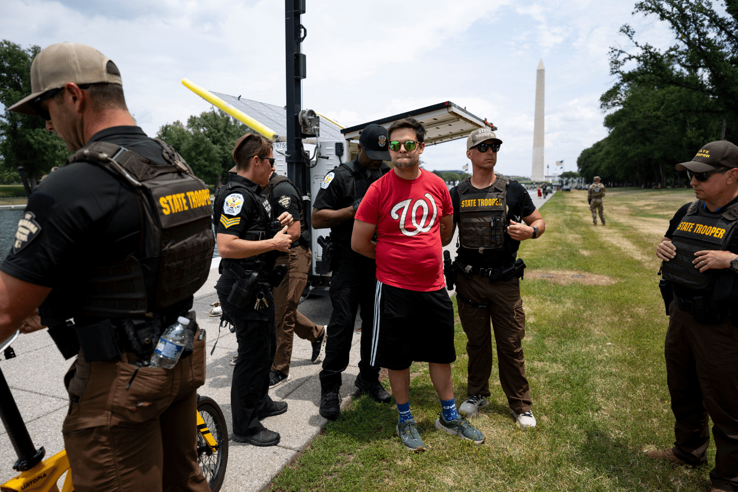 Escalating Response at Lincoln Memorial Reflecting Pool Amid Recent Unrest