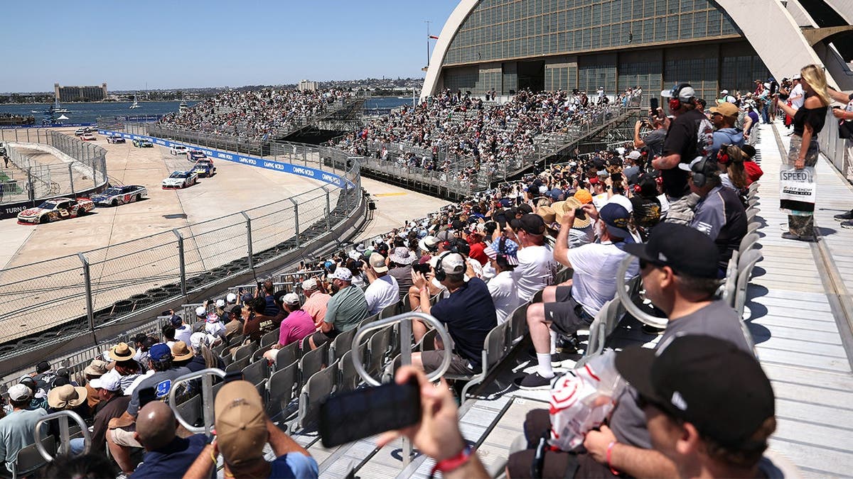 Fan Mischief During NASCAR Event at Naval Base Coronado