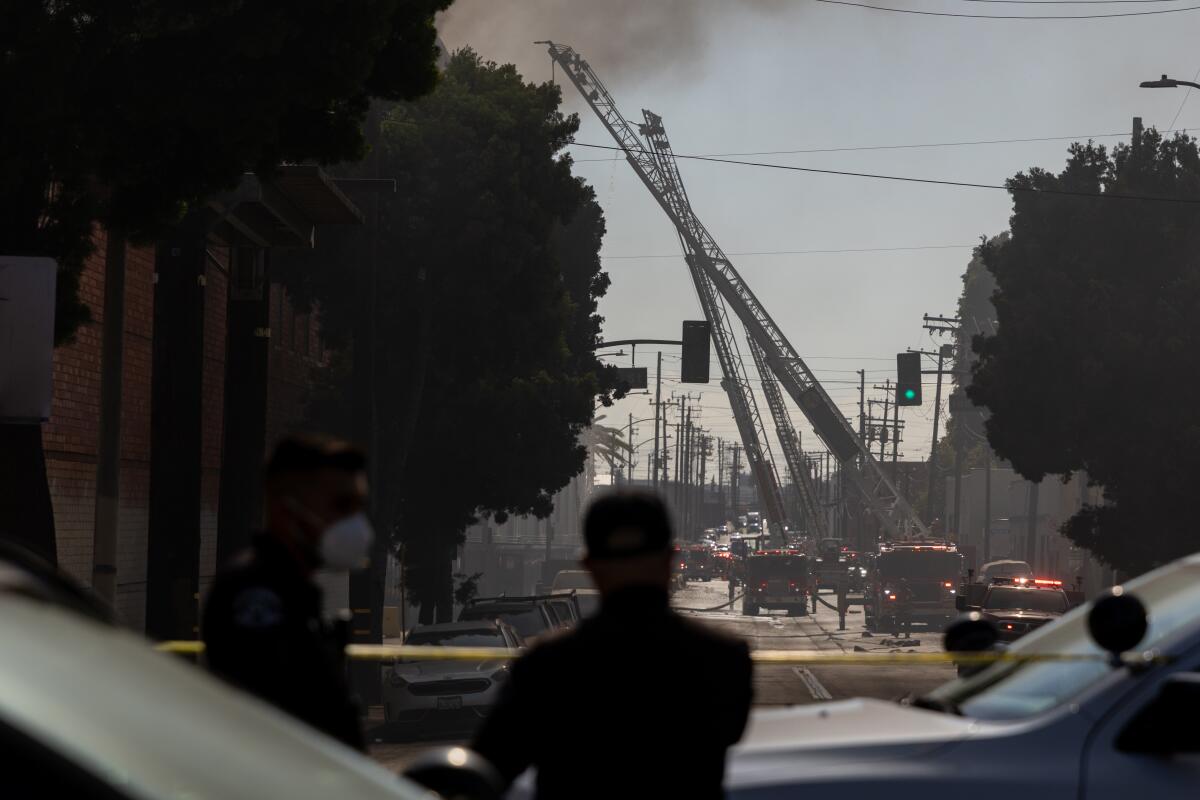 Boyle Heights Warehouse Fire: Health Concerns and Safety Measures