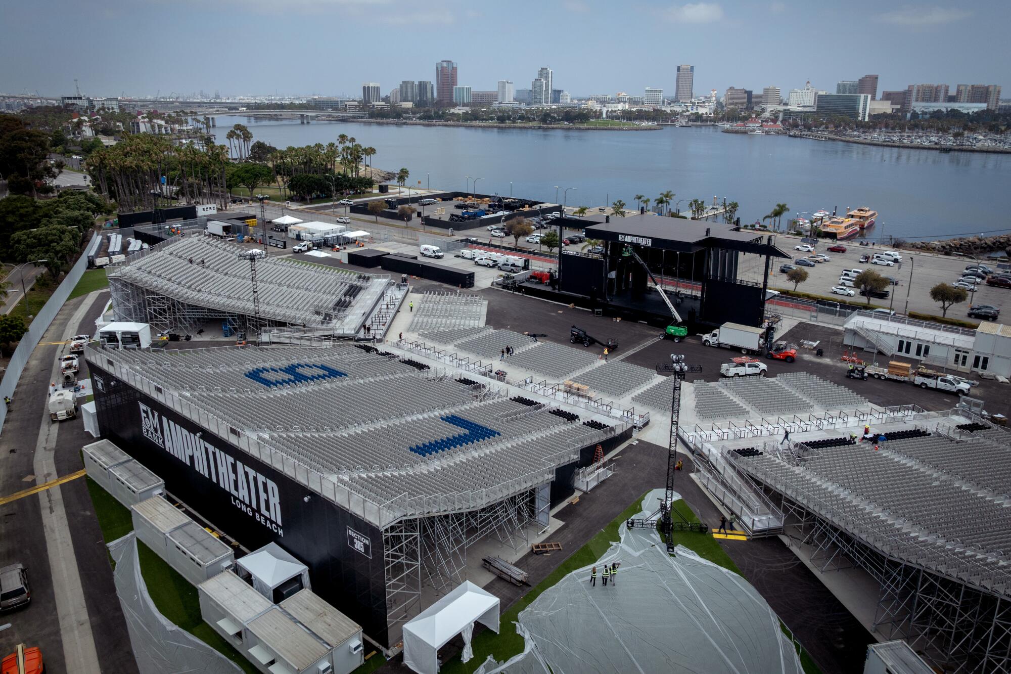 Long Beach Opens New Amphitheater Amid Economic Hopes