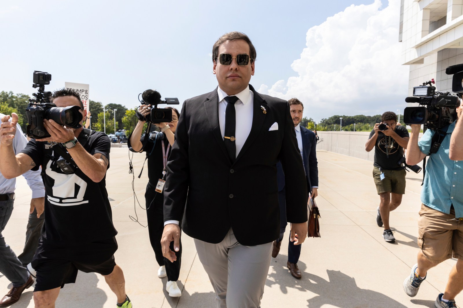 George Santos Denies Insider Trading Allegations