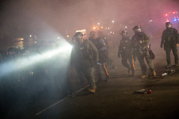 State Police Struggle to Manage Protests at Newark Detention Center