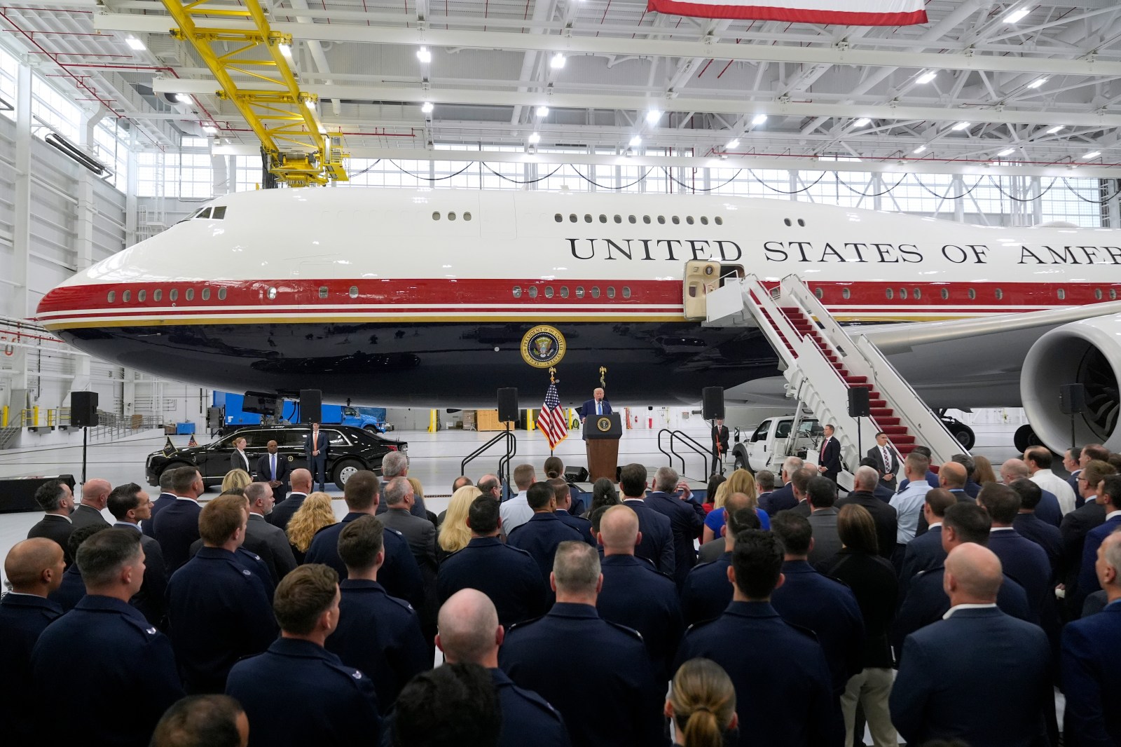 President Trump Debuts New Air Force One
