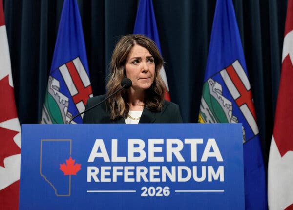 Alberta Premier Proposes Vote on Secession