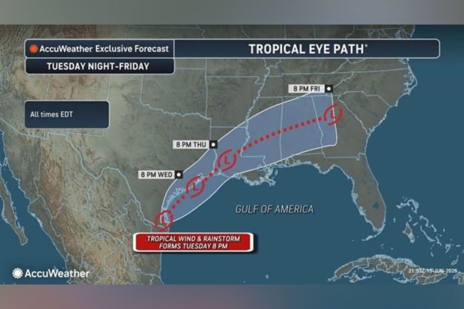 Flood Threat Looms Over Gulf Coast and Lower Mississippi Valley