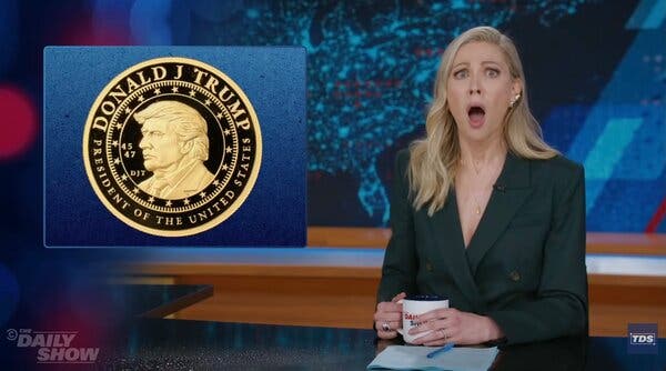Comedic Reactions to Trump’s Expensive Commemorative Coin