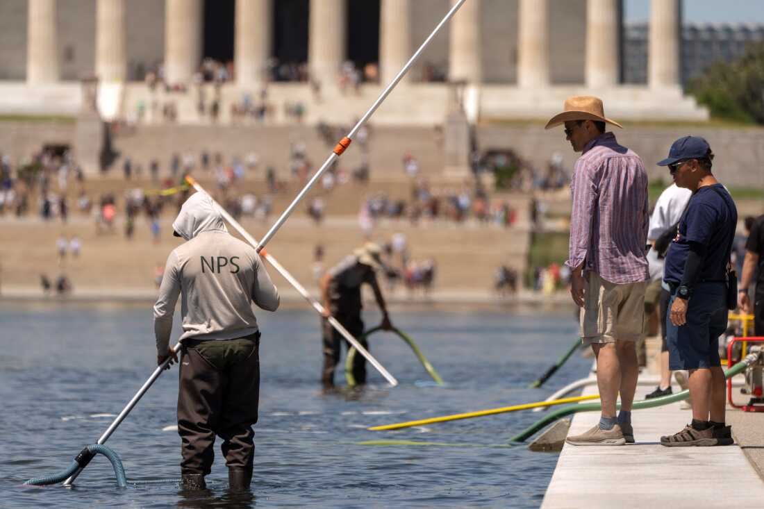 Controversy Surrounds Alleged Vandalism and Renovation of Lincoln Memorial Reflecting Pool
