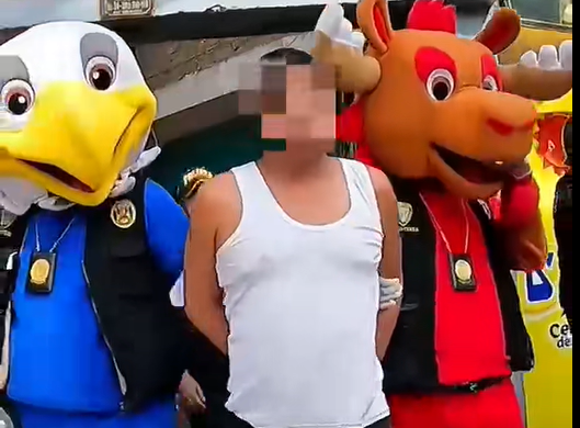 Peruvian Police Use World Cup Mascots for Drug Bust