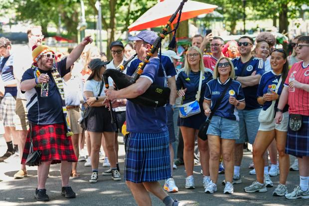 Scotland Fans Celebrate World Cup Opening in Boston