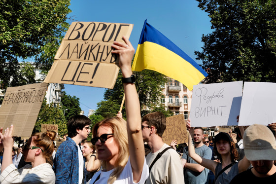 Protests Erupt in Ukraine Over Defense Minister’s Dismissal