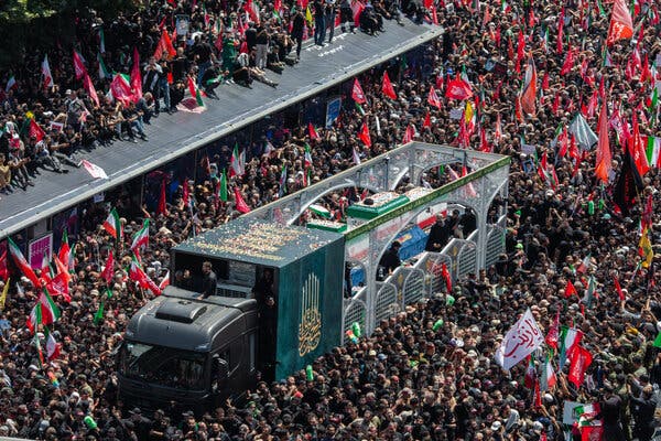 Iran and Iraq Mourn Supreme Leader Amid Large Crowds
