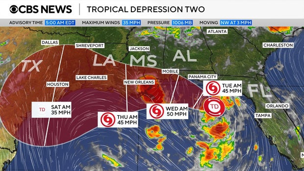 Tropical Storm Bertha Develops, Threatens Gulf Coast with Heavy Rain