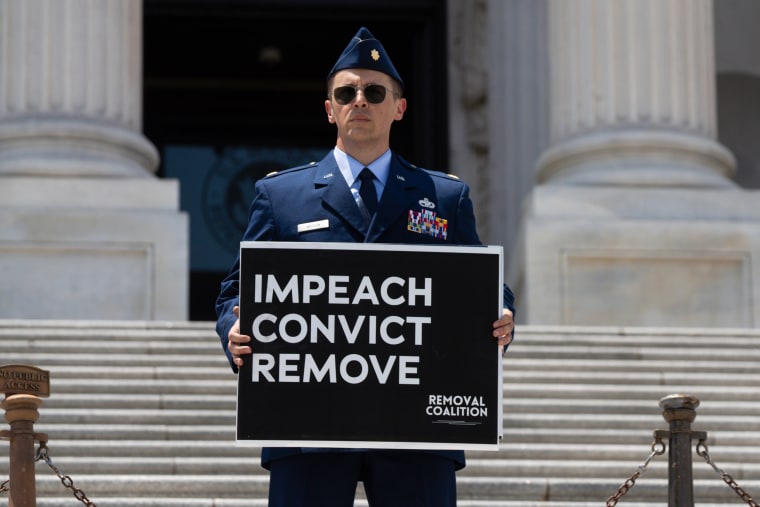 Air Force Major Arrested for Impeachment Call Against Trump