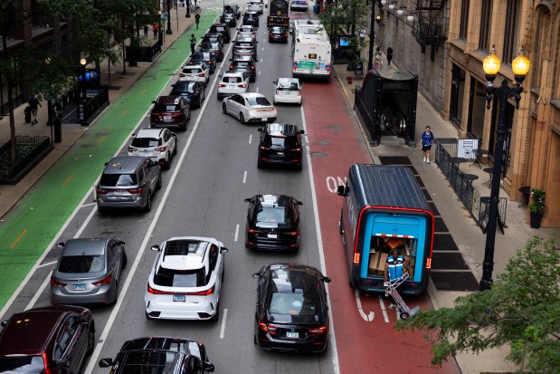 Chicago’s Smart Streets Program Targets Delivery Giants for Lane Violations