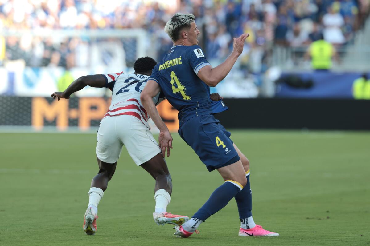 U.S. Forward Folarin Balogun Receives Red Card Against Bosnia-Herzegovina