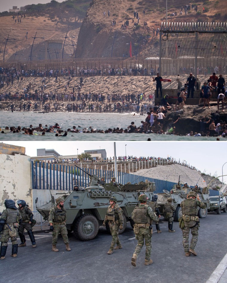 Tensions Escalate as Migrants Surge at Spanish-Moroccan Border, Leaving Many Dead