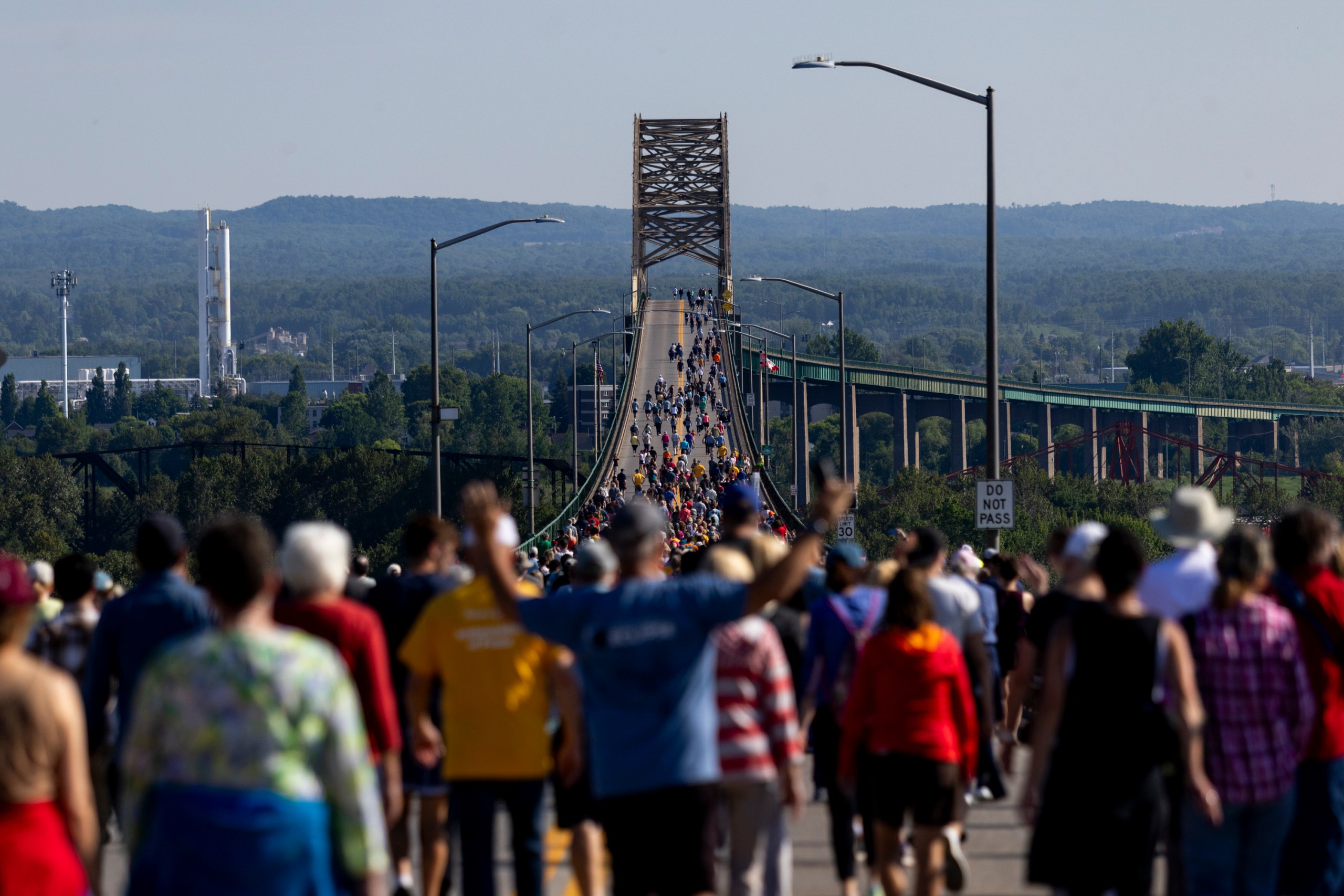 International Bridge Walk Highlights Strained U.S.-Canada Relations
