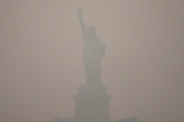 Wildfire Smoke Blankets U.S. and Canada