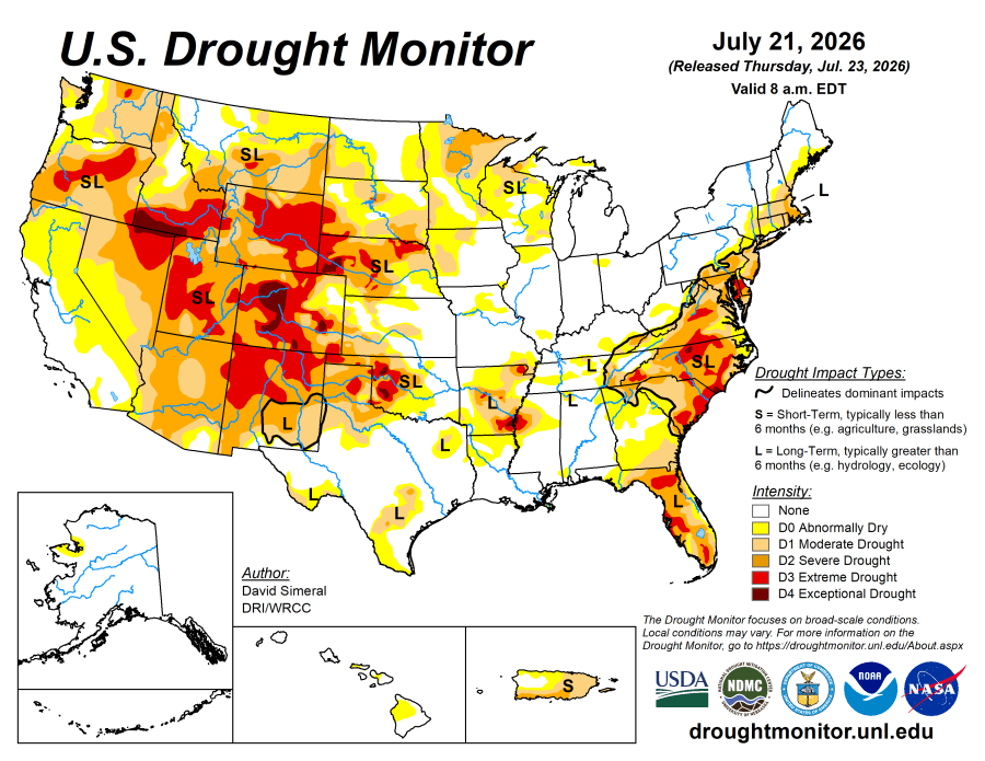 Worsening Drought Conditions in the Western US Linked to Potential Super El Niño
