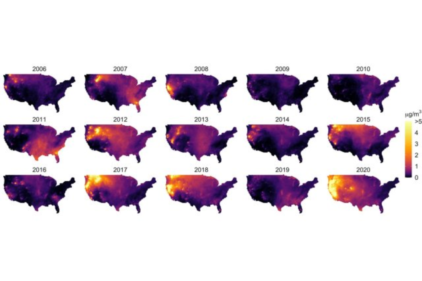 Air Quality Concerns from U.S. Wildfires