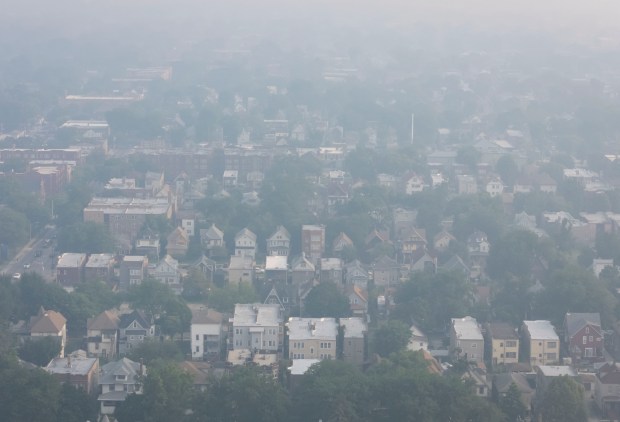 Wildfire Smoke Creates Thick Haze Across Northern Illinois