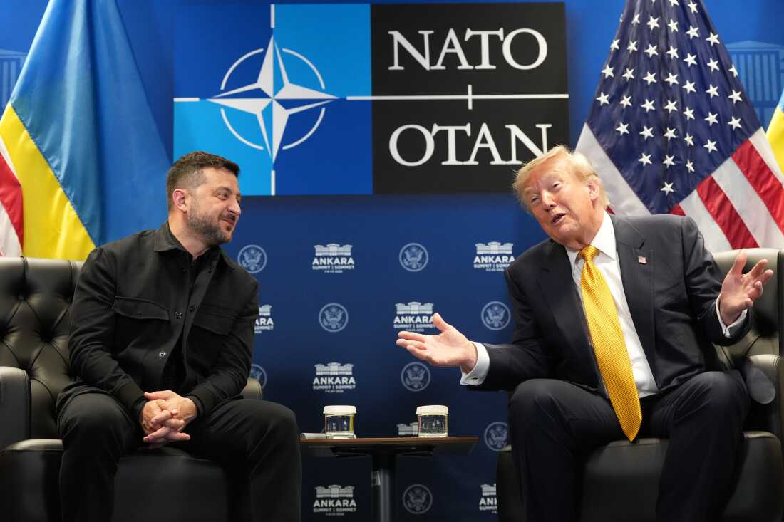 Trump and Zelenskyy at NATO Summit Discuss Defense and Diplomacy