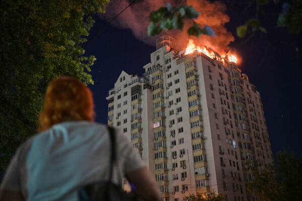 Russia Bombards Kyiv in Retaliatory Strike