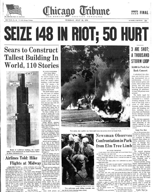 Significant Events in Chicago’s History on July 27