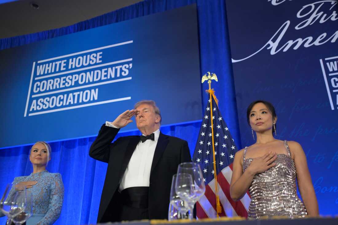 Trump Attends Rescheduled White House Correspondents’ Dinner
