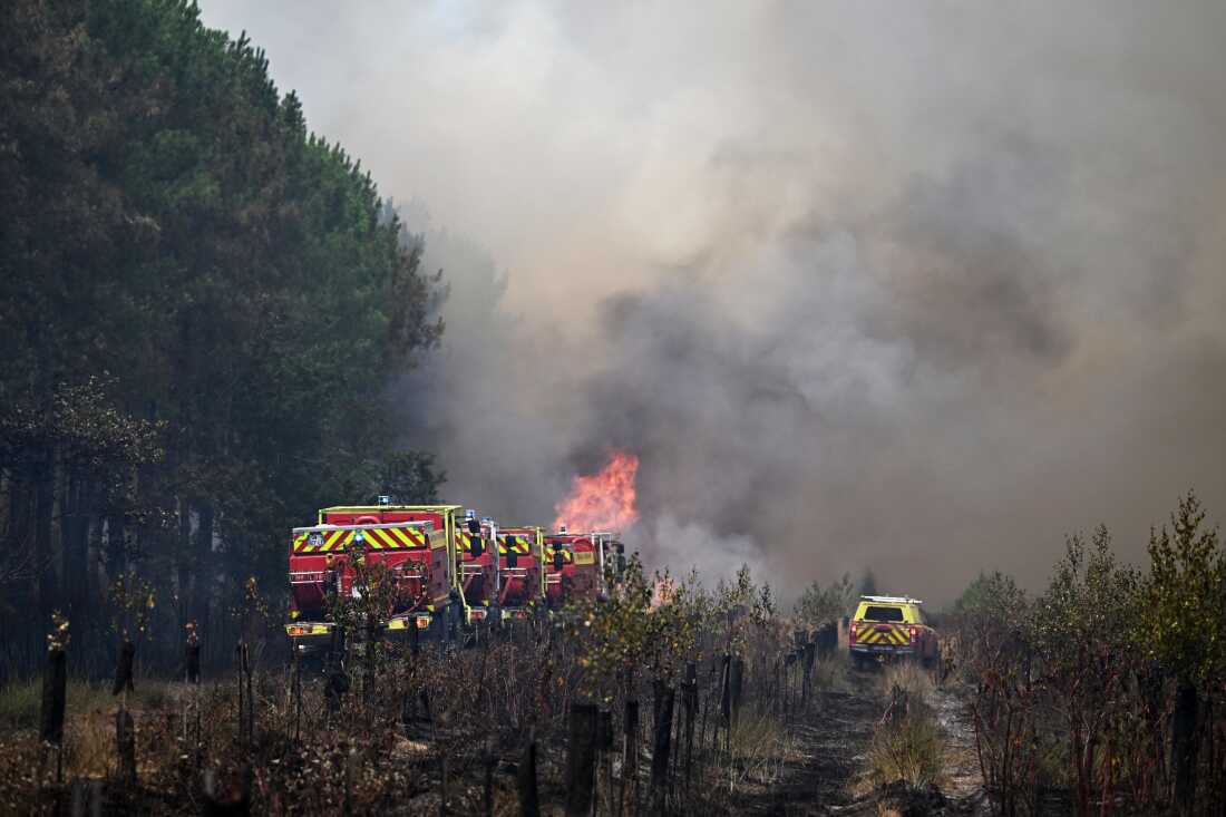 Firefighters Combat Severe Wildfires in France as Europe Faces Climate Challenges