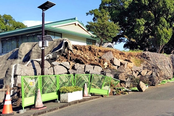 Strong Earthquake Hits Kumamoto Prefecture, Japan