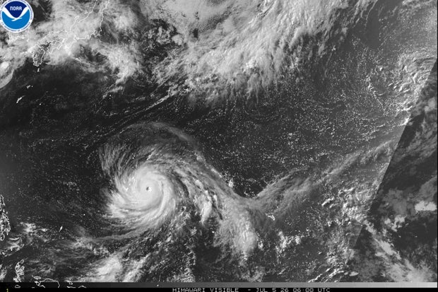 Super Typhoon Bavi Threatens Guam and Nearby Islands