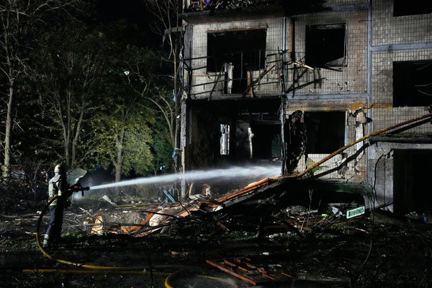 Russian Missile Strikes Hit Kyiv