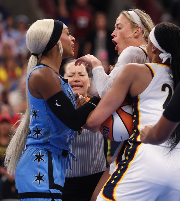 Carrington’s Ejection Sparks Controversy in Chicago Sky vs. Indiana Fever Game