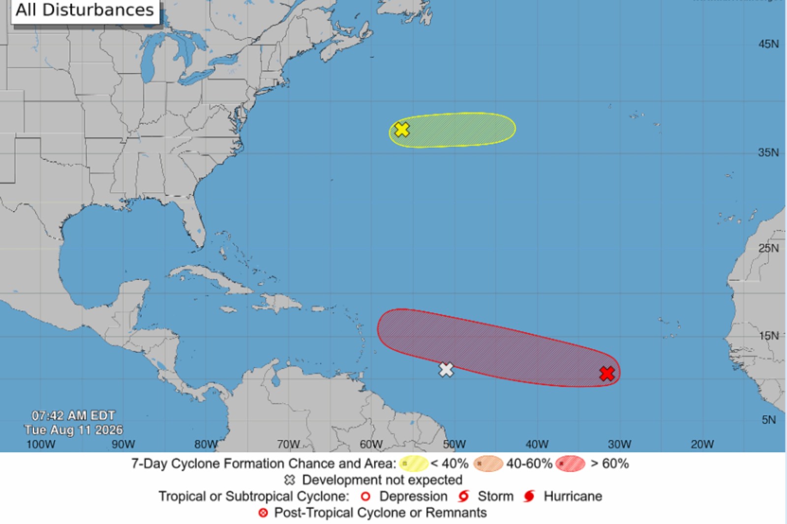Tropical Disturbance in the Atlantic Could Become a Named Storm