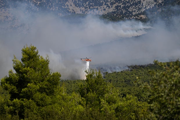 Midair Collision of Greek Firefighting Helicopters Amid Wildfire Crisis